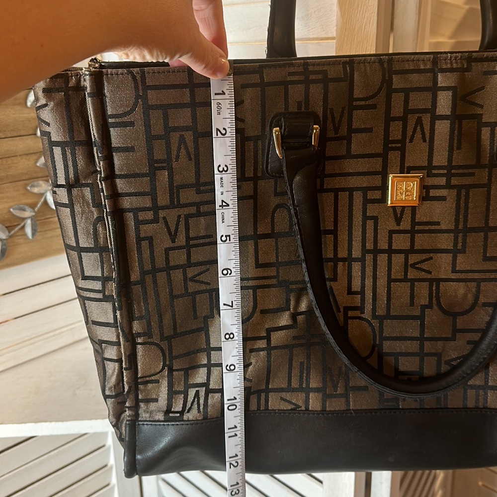 Diane von Furstenberg Tote Shoulder Bag Metallic - Picture 4 of 8